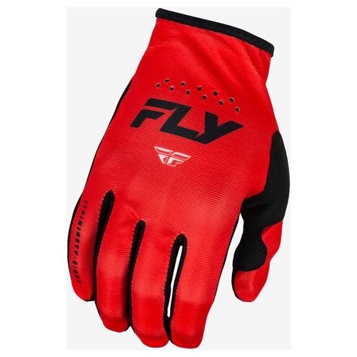 Fly Racing Lite MX Gloves - Red/Black