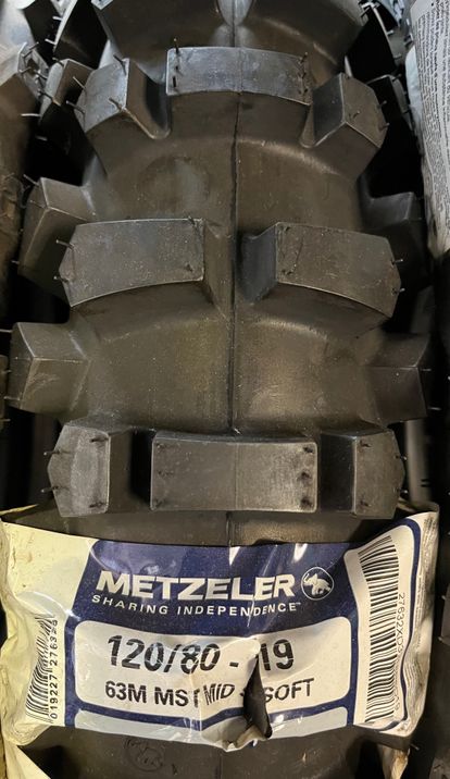 Metzeler Mid Soft Rear Tire - 120/80-19