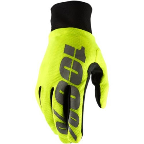 100% Hydromatic Waterproof Gloves - Flo Yellow