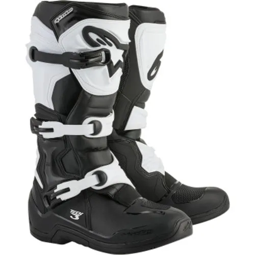 Alpinestars Tech 3 MX Boots - Black/White - Size 13