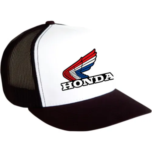 Factory Effex Honda Vintage Snapback Hat - Black/White