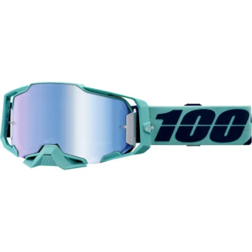 100% Armega Goggles Esterel w/ Blue Mirror Lens