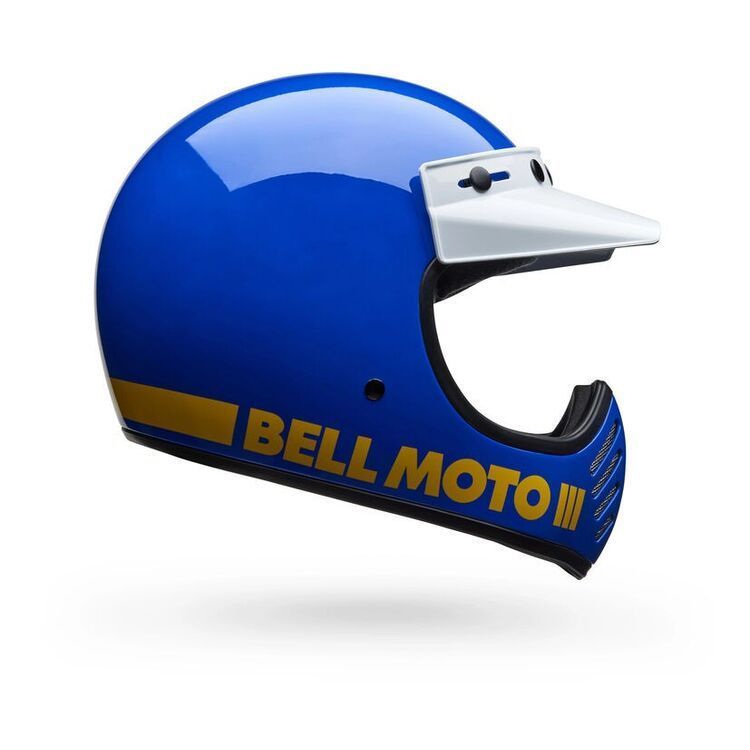 Bell Moto-3 Helmet - Classic Gloss Blue
