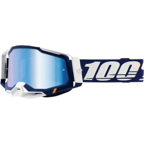 100% Racecraft 2 Goggles - Concordia w/ Blue Mirror Lens