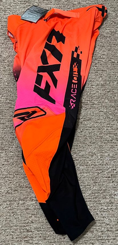 FXR Revo Comp MX Gear Combo - Fla Mango / Medium / 34