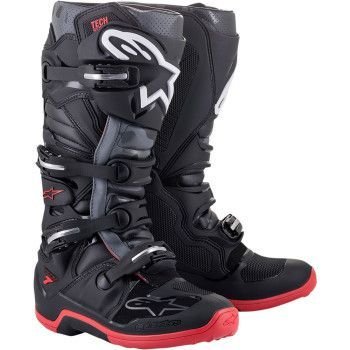 SALE! Alpinestars Tech 7 MX Boots - Black/Gray/Red