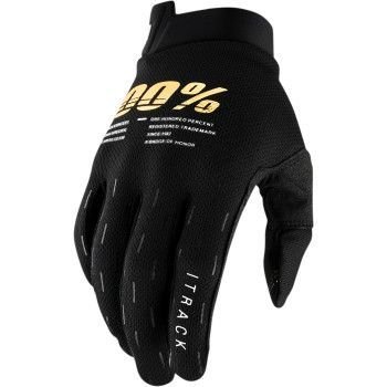 100% iTrack MX Gloves - Black