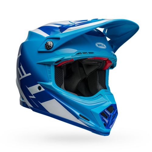 Bell Moto-9S Flex Helmet - Rails - Gloss Blue/White