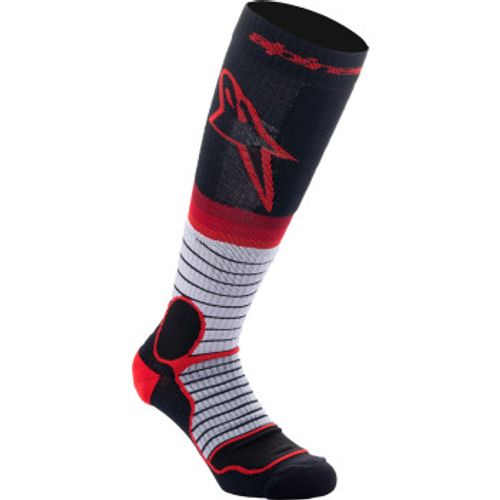NEW! Alpinestars MX Pro Socks - Black/Red/Gray
