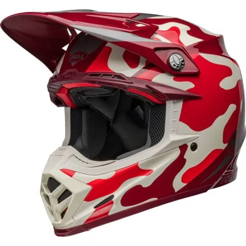 Bell Moto-9S Flex Helmet - Ferrandis Red/Silver