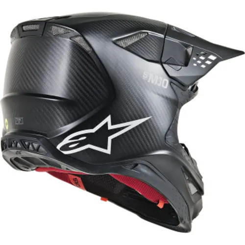 Alpinestars Supertech M10 Helmet - Black Matte/Carbon