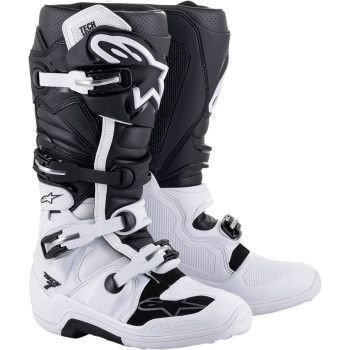 SALE! Alpinestars Tech 7 MX Boots - Black/White