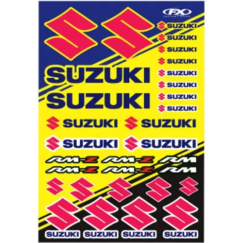 Factory Effex Sticker Sheet - Suzuki