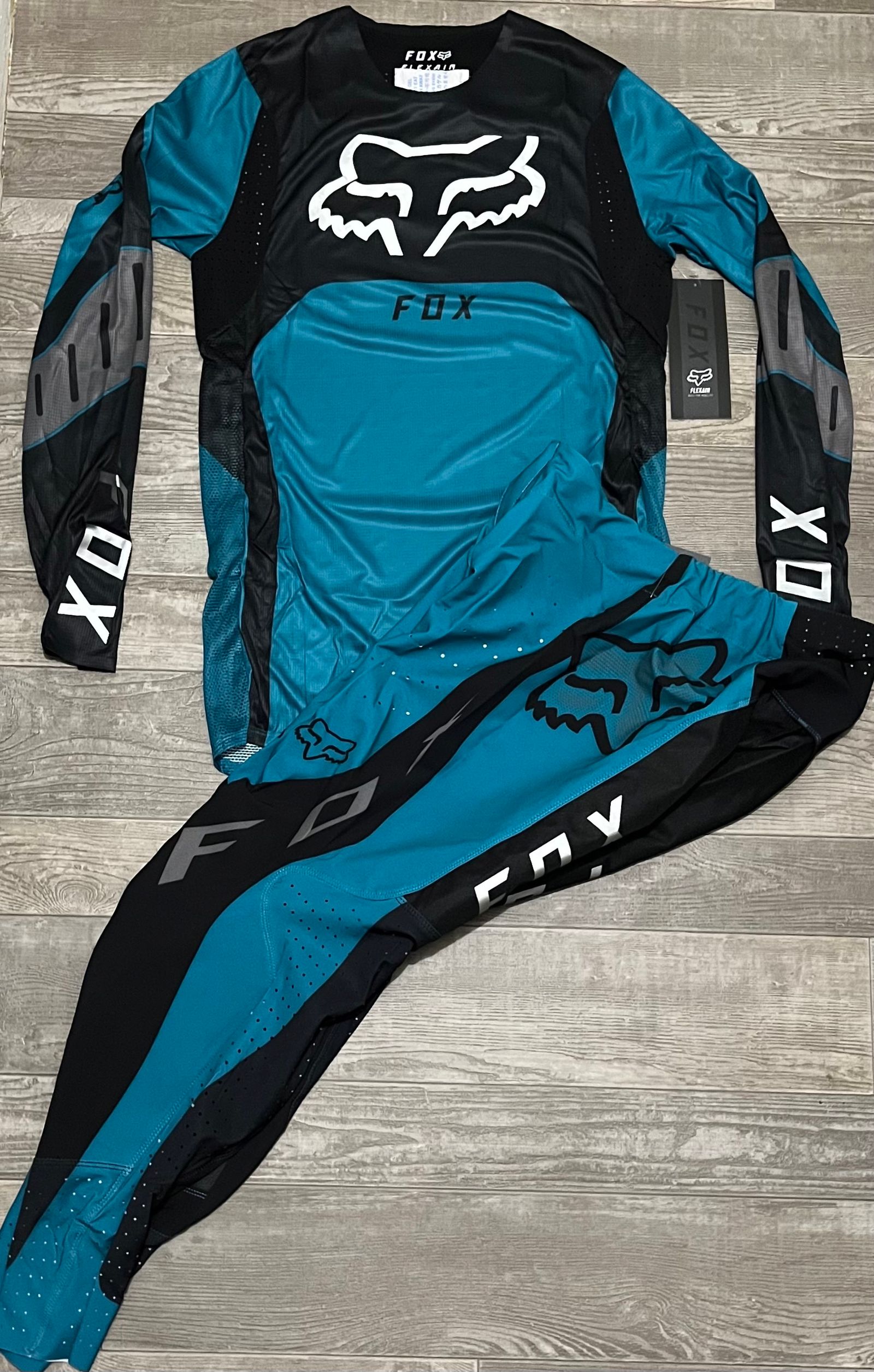 Fox Racing Flexair Ryaktr Gear Combo - Maui Blue - Medium/32