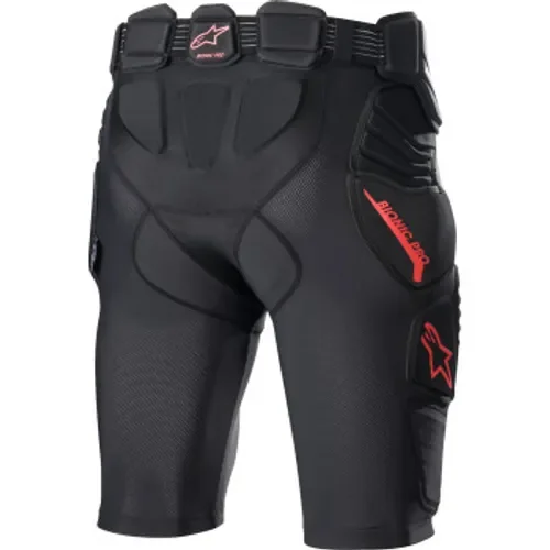 Alpinestars Bionic Pro Protection Shorts - Black/Red