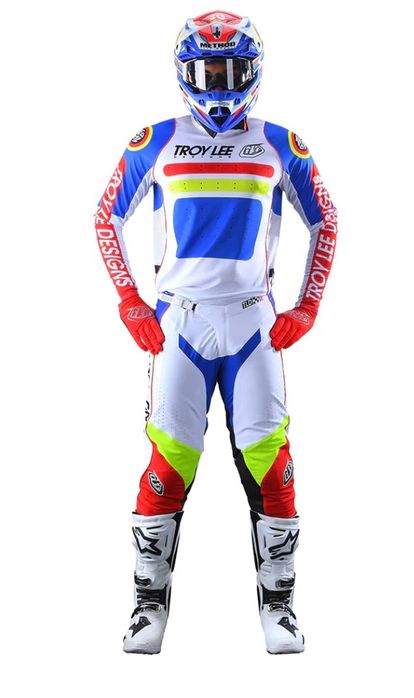 Troy Lee Designs SE Pro Drop In Jersey/Pant - White / Med/34