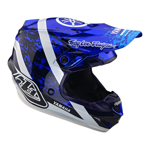 Troy Lee Designs SE4 Polyacrylite Yamaha Helmet - Medium