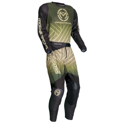 Moose Racing Sahara Gear Combo - Green/Black