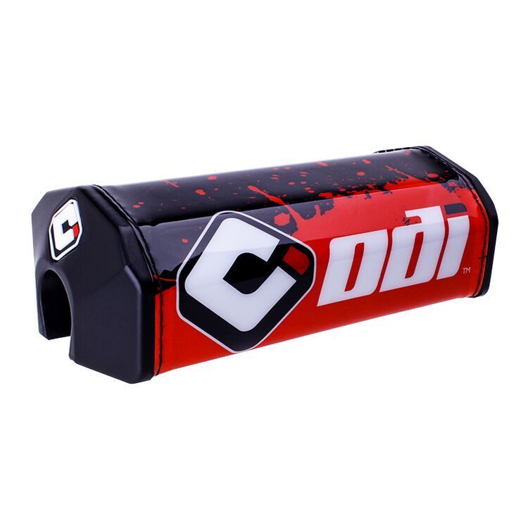 ODI Oversized Splatter Bar Pad - Red/Black