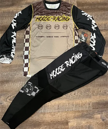 Moose Racing M1 Gear Combo - Tan/Black - Medium / 32