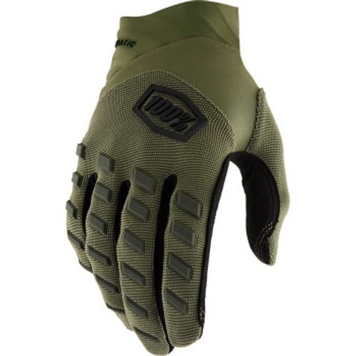 100% Airmatic MX Gloves - Green