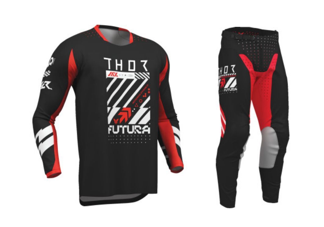 Thor Launchmode Futura Gear Combo - Black/Red
