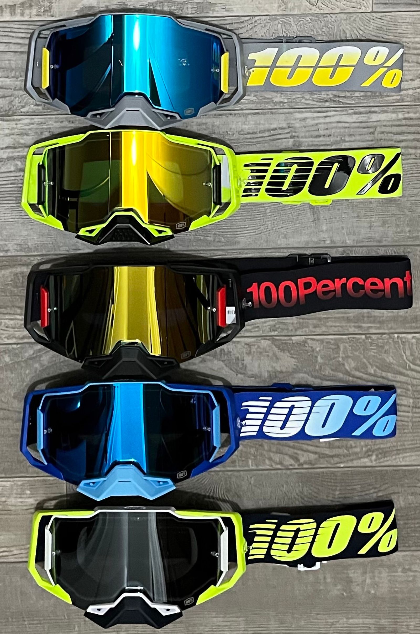5 - 100% Armega MX Goggles