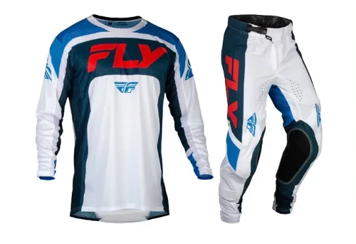 Fly Racing Lite Gear Combo - Red/White/Navy