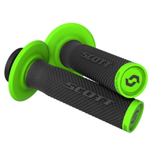Scott SX II Lock-On Grips - Black/Green