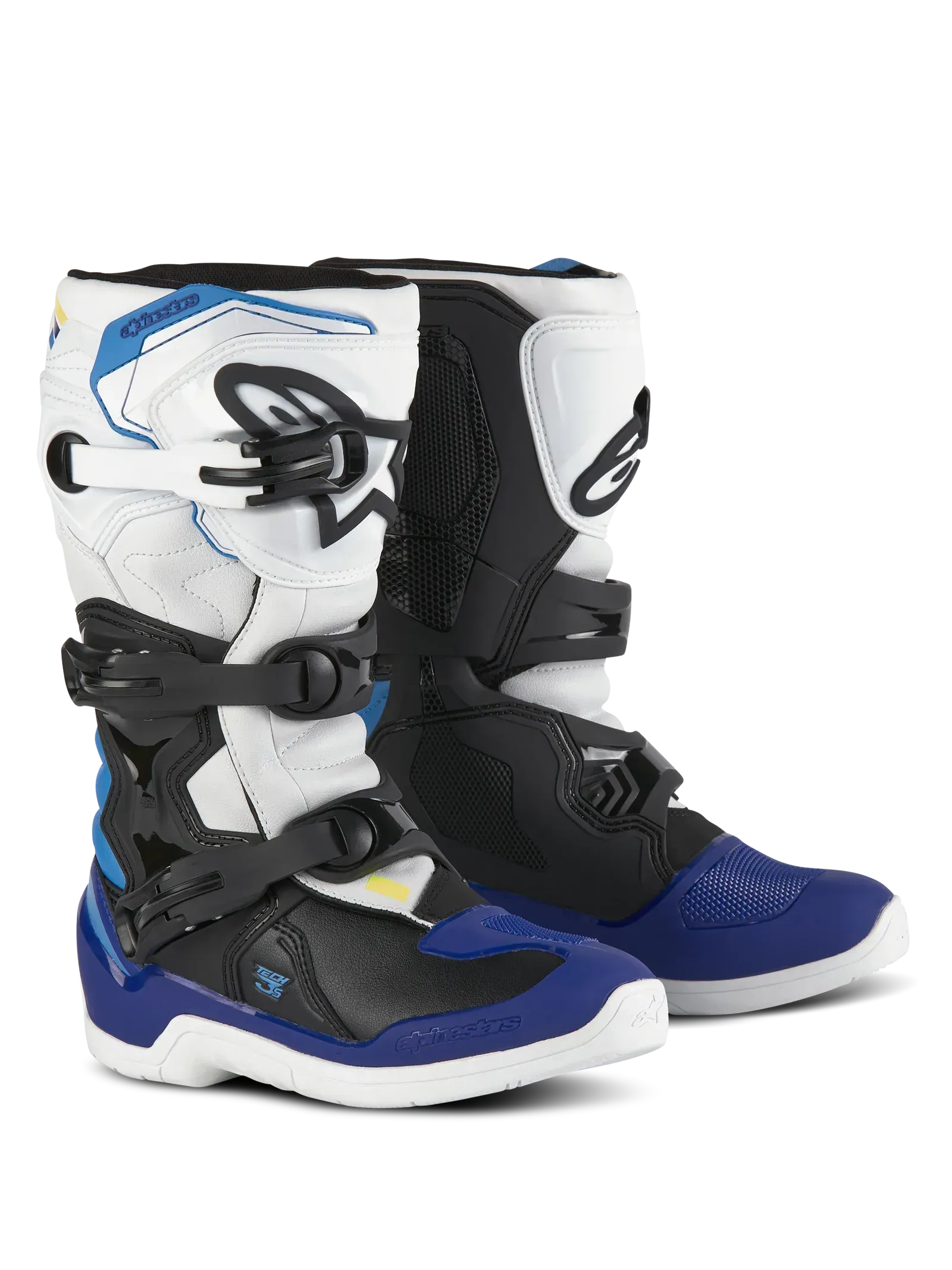 Alpinestars Tech 3s Youth Boots - White/Blue