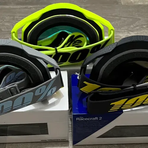 3 - 100% Racecraft 2 MX Goggles