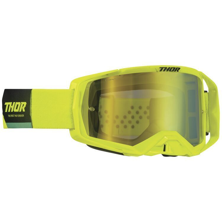 Thor Activate MX Goggles - Acid/Black w/ Mirror Lime Lens