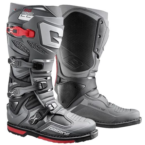Gaerne SG-22 Boots - Anthracite/Black/Red