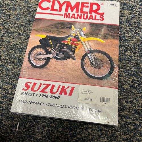 Clymer Repair Manual - 1996-2000 Suzuki RM125 