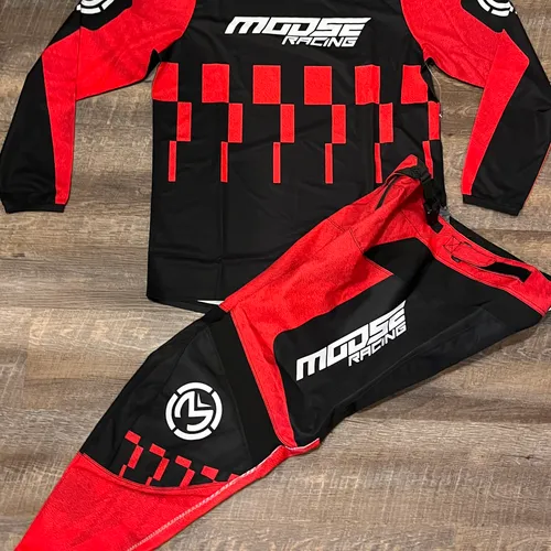 Moose Racing Qualifier Gear Combo - Red/Black