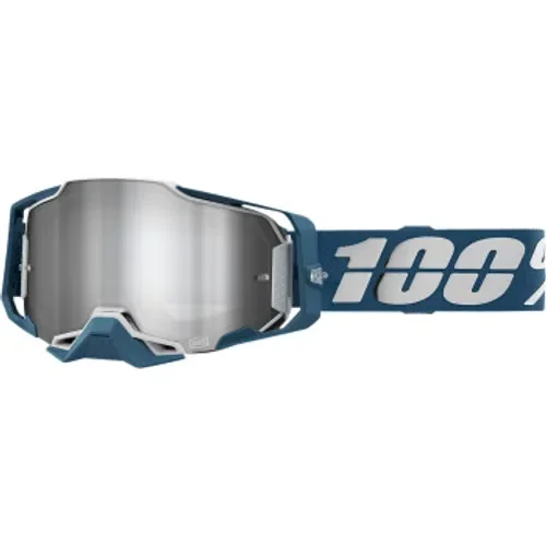 100% Armega MX Goggles - Albar w/ Chrome Mirror Lens