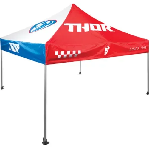 Thor Track Canopy - 10' x 10' - Red/White/Blue