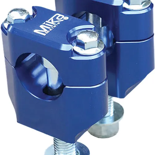 Mika Metals 7/8" Rubber Mounted Bar Clamps - Blue