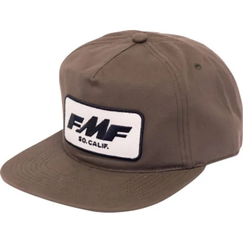 FMF Box Logo Snapback Hat - Brown