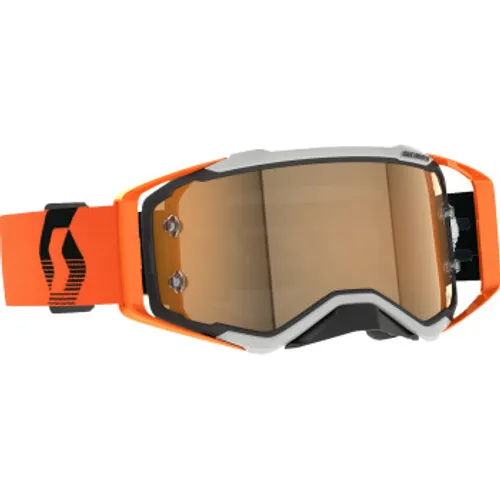Scott Prospect Amplifier Goggles - Gray/Orange w/ Gold Chrome Lens