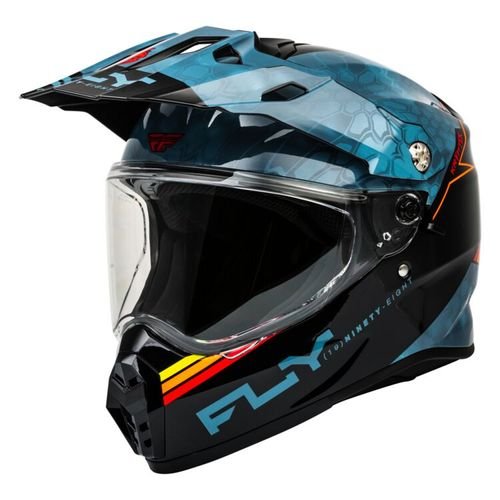 Fly Racing Trekker Kryptek Conceal Helmet - Slate/Black/Red