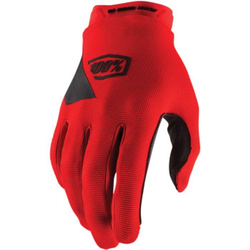 100% Ridecamp MX Gloves - Red