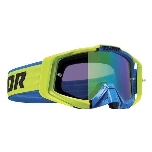 Thor Sniper Pro MX Goggles - Divide - Lime/Blue