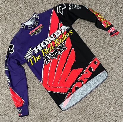 Vintage Fox Racing Honda Red Riders Youth Jersey