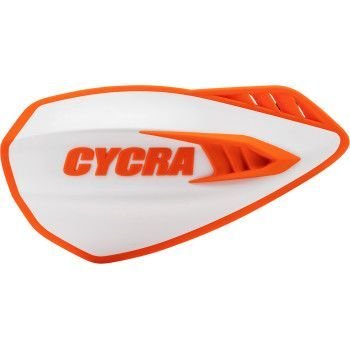 Cycra Cyclone Handguards - White/Orange