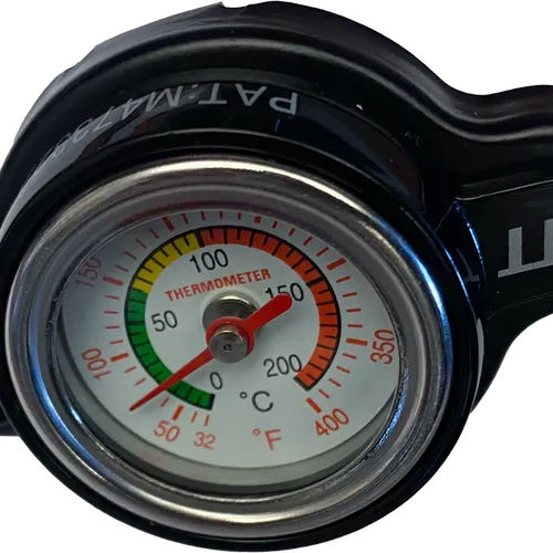Firepower Radiator Cap w/ Temp Gauge 28.5 psi 2.0kg - KTM/Husky/GasGas 2016+