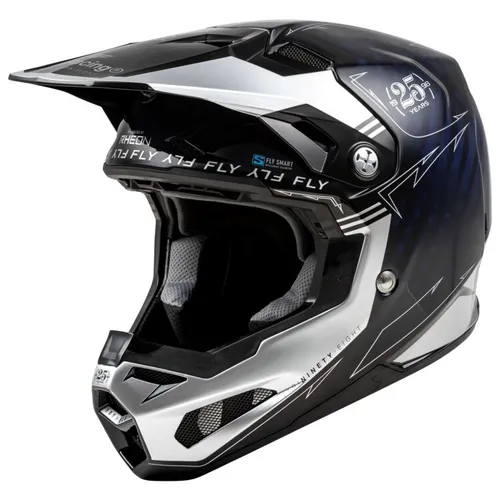 Fly Formula S Carbon Legacy Helmet - Blue Carbon/Silver