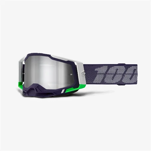 100% Racecraft 2 MX Goggles - Kravkov w/ Silver Mirror Lens