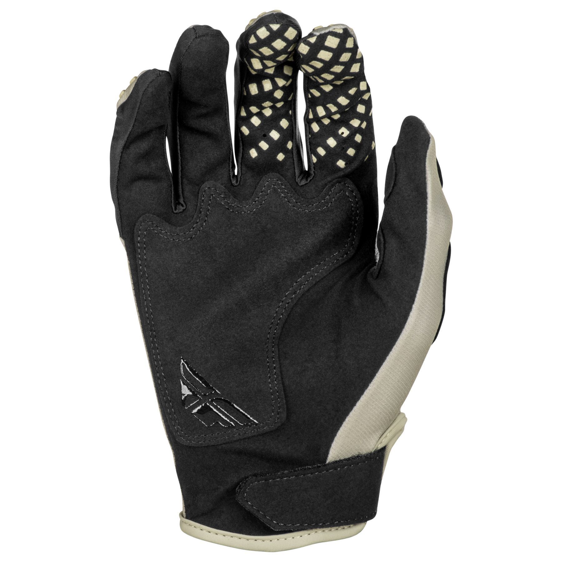Fly Racing Kinetic Sym Gloves - Light Grey/Red/Black