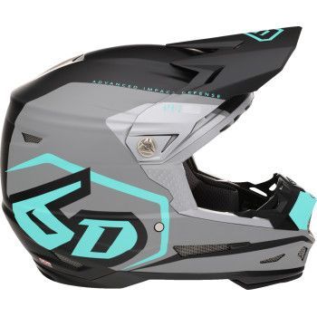 6D ATR-2 Delta MX Helmet - Teal/Black